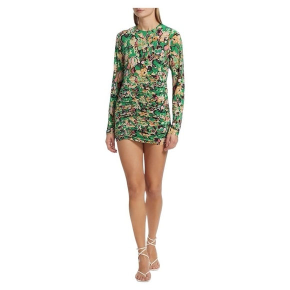 NWT A.L.C. Kiki Jersey Floral Minidress - Picture 1 of 12